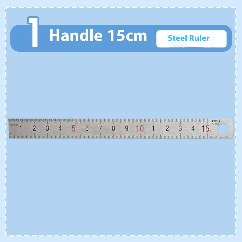 Transparent Ruler Wave Line Ruler Multifunctional Stationery
