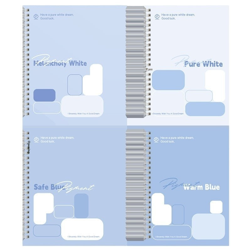 Simple Blue Coil Notebook A5 Coil Notebook