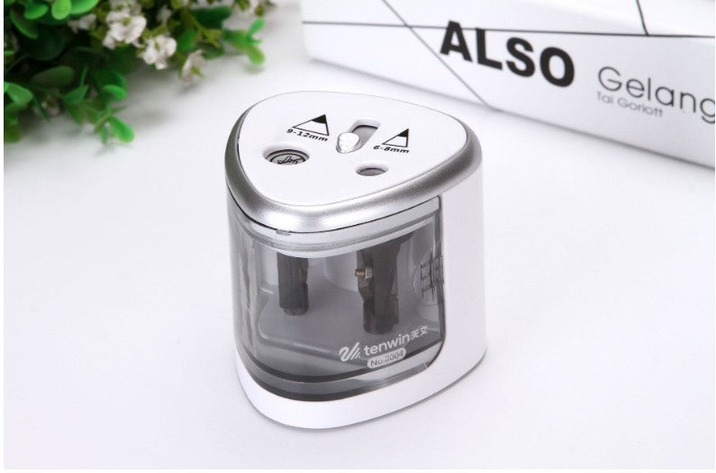 Electric Pencil Sharpener - Automatic Plastic Pencil Sharpener