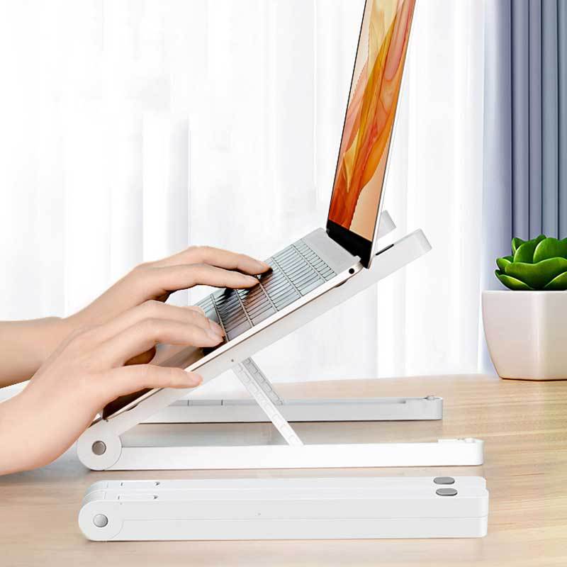 Laptop Stand Increased Rack Laptop Stand Black and White Colour