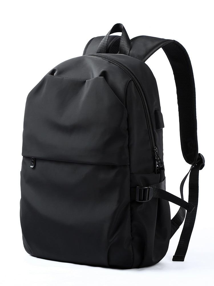 Black/Grey/Gray Backpack Casual Waterproof Travel Bag Computer Bag