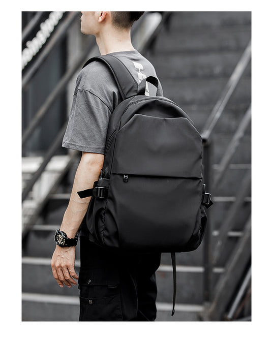 Black/Grey/Gray Backpack Casual Waterproof Travel Bag Computer Bag