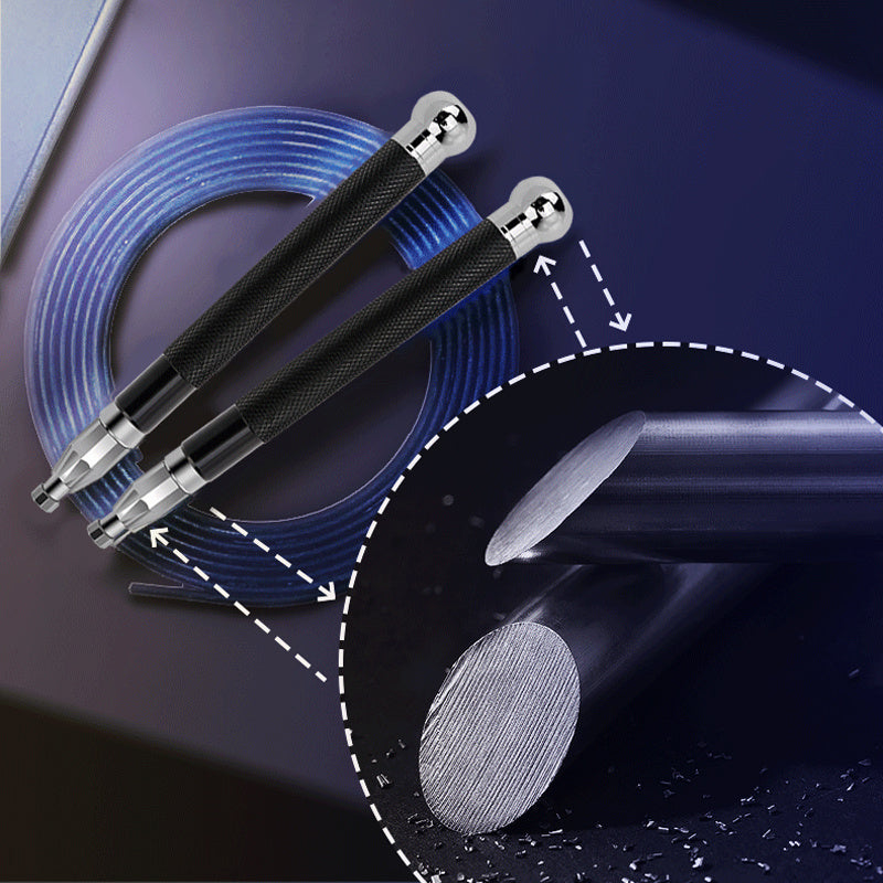 Aluminum Handle Steel Wire Skipping/Jump Rope for Working Out - Weighted High Quality
