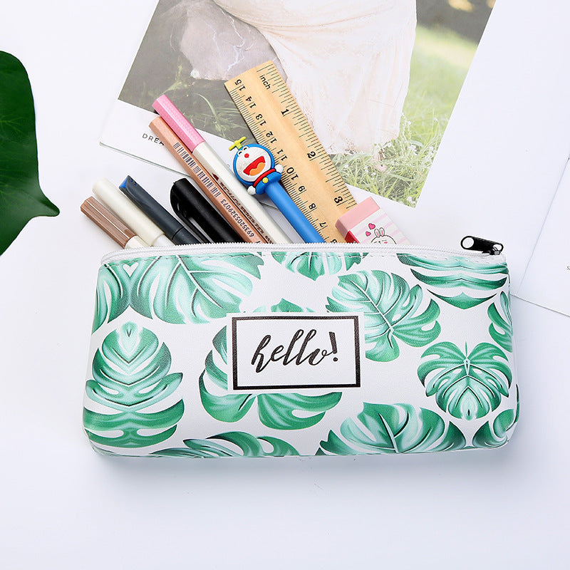 Pencil Case With Leaf Design Pencil Case