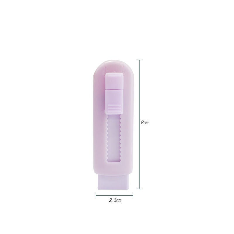 Multifunctional Eraser Macaron Color Pull-Out Rubber/Eraser