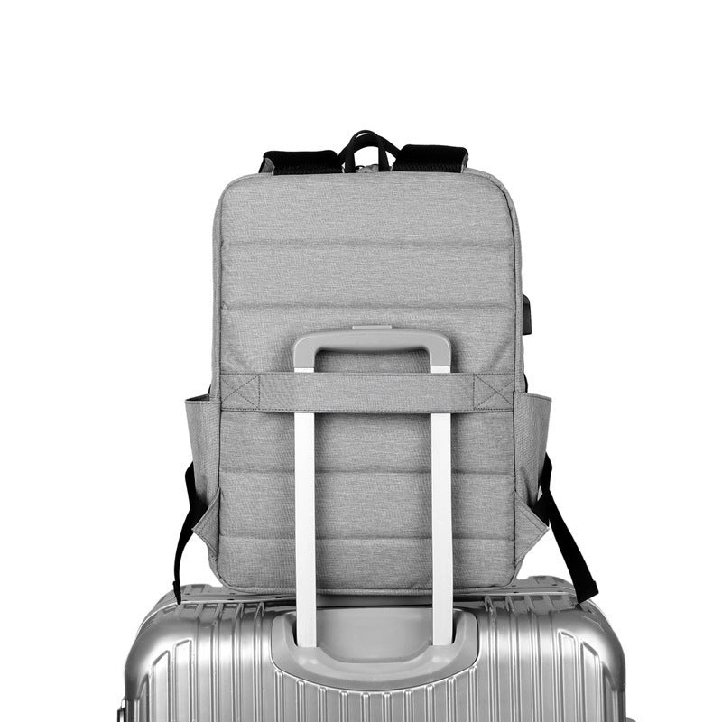 Nylon USB Computer Backpack