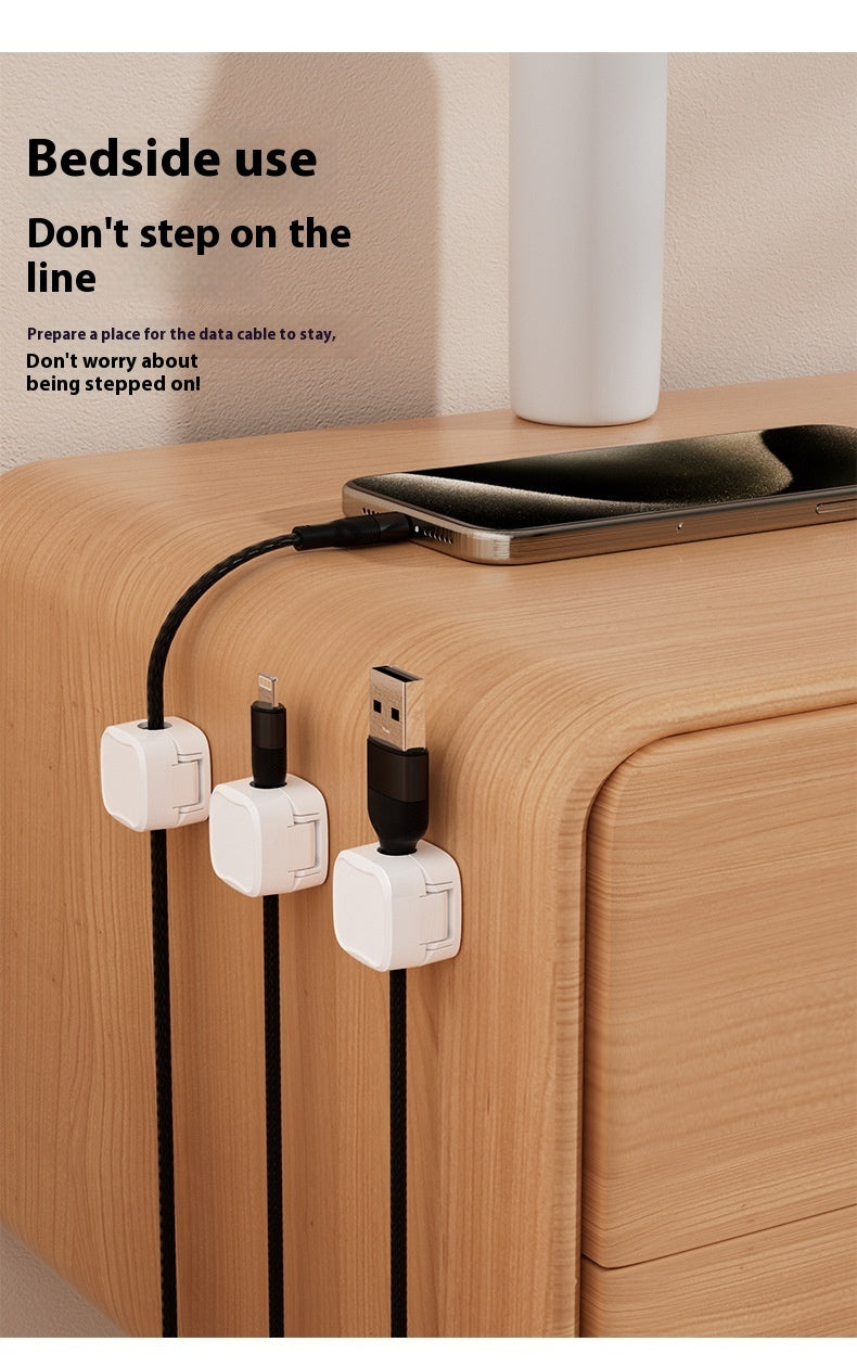 Magnetic Cable Clip Under Desk Cable Management and Wire Organiser