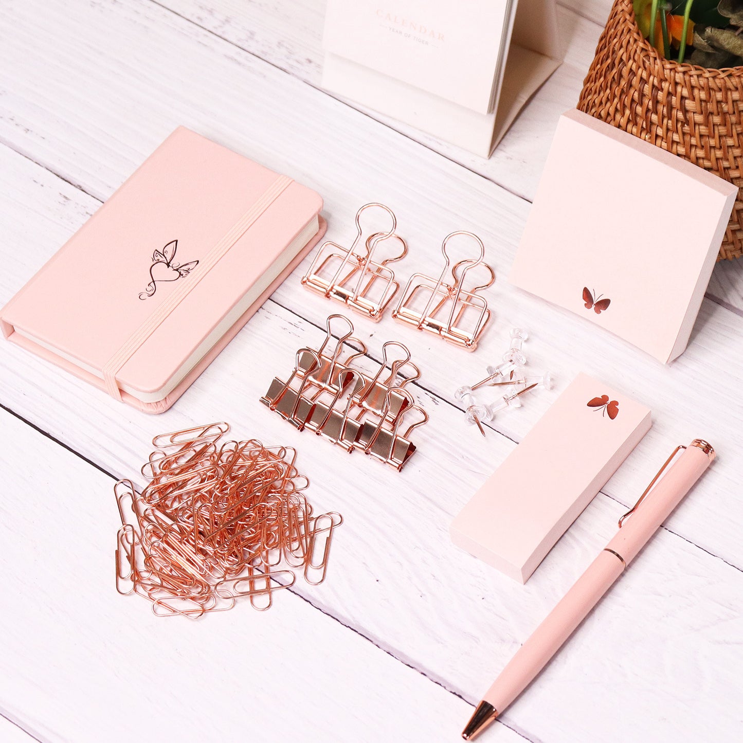 Rose Gold Stationery Set Gift Box Student Stationery