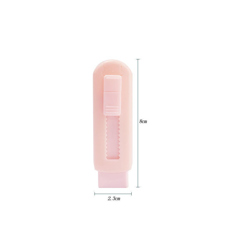 Multifunctional Eraser Macaron Color Pull-Out Rubber/Eraser
