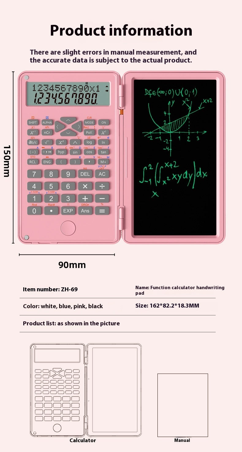 New Scientific Calculator - Special Portable Mini Tablet Computing Machine for Student