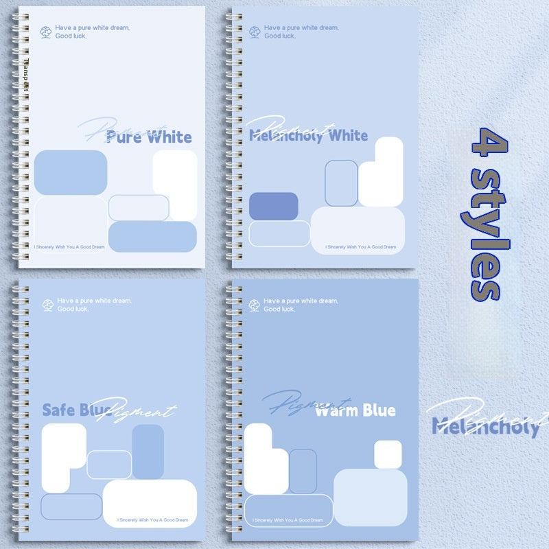 Simple Blue Coil Notebook A5 Coil Notebook