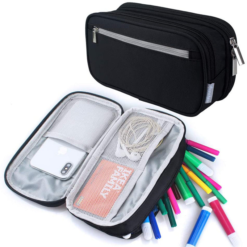 Large Capacity Multifunctional Three-layer Pencil Case Stationery