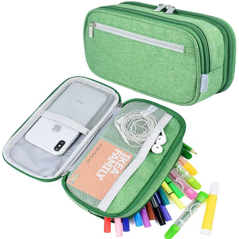 Large Capacity Multifunctional Three-layer Pencil Case Stationery