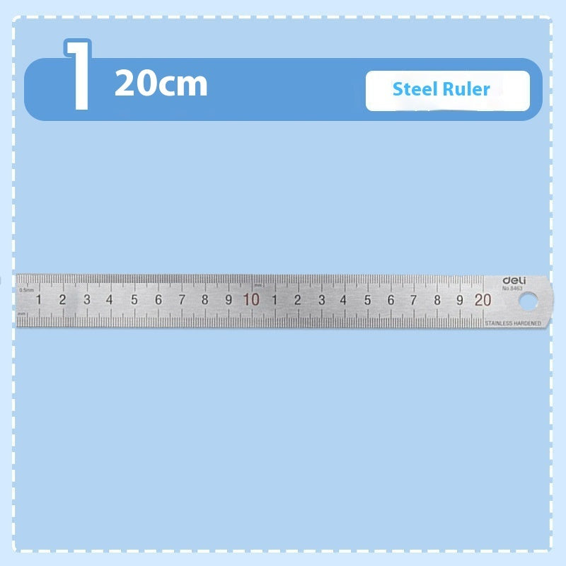 Transparent Ruler Wave Line Ruler Multifunctional Stationery
