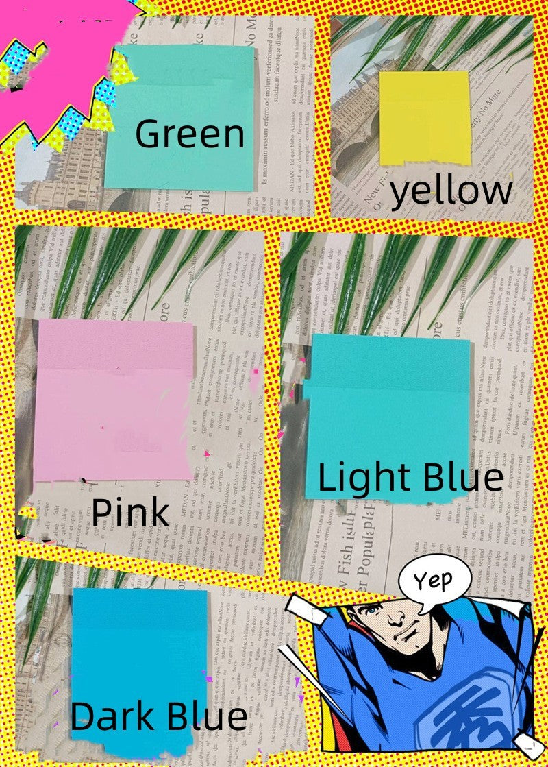 Transparent Post-it Notes Student Sticky Notes - Detachable Sticky Notes