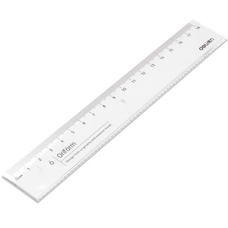 Transparent Ruler Wave Line Ruler Multifunctional Stationery