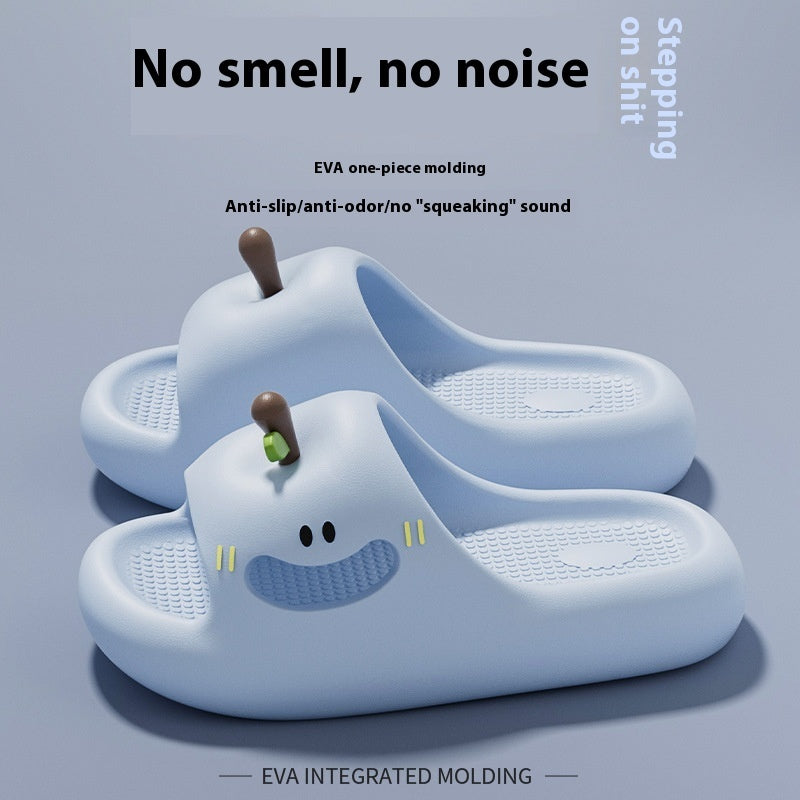 Apple Non-Slip Women's Slipper
