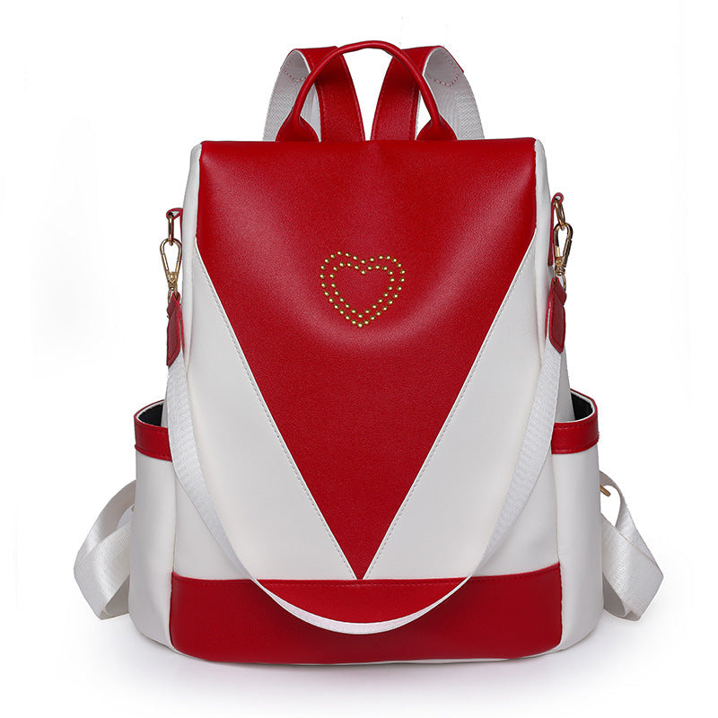 Simple Travel Backpack PU Backpack