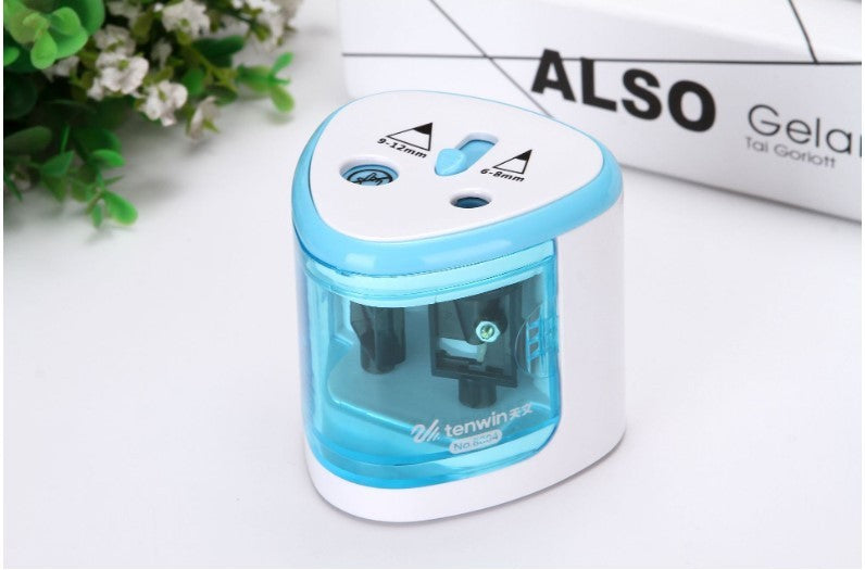 Electric Pencil Sharpener - Automatic Plastic Pencil Sharpener