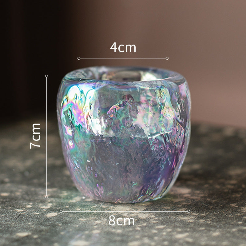 Decorative Tabletop Ornaments Glass Romantic Candle Light Holder