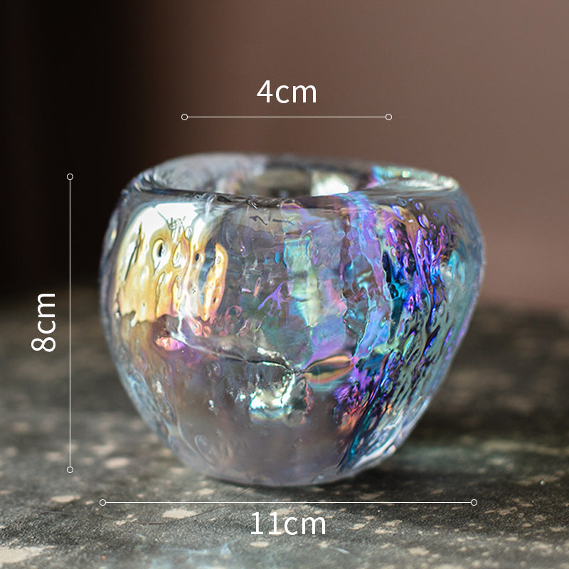 Decorative Tabletop Ornaments Glass Romantic Candle Light Holder