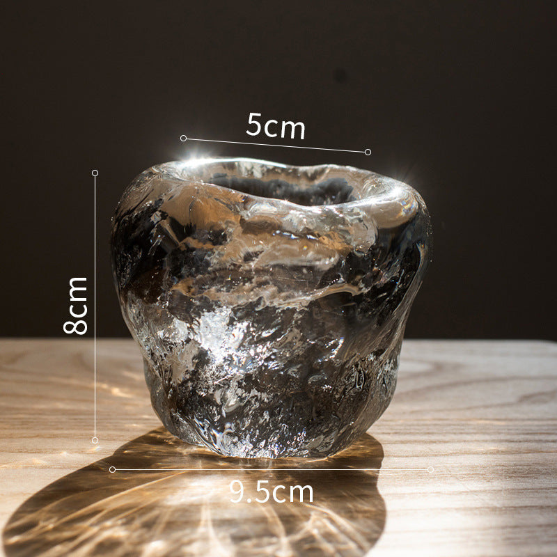 Decorative Tabletop Ornaments Glass Romantic Candle Light Holder