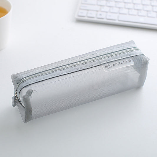 Transparent Mesh Pencil Case