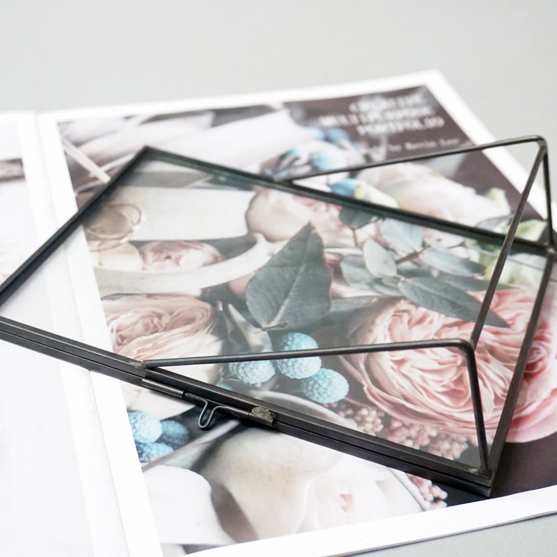 Photo Frame Photo Frame Plant Specimen Feather Photo Display Art Photo Frame