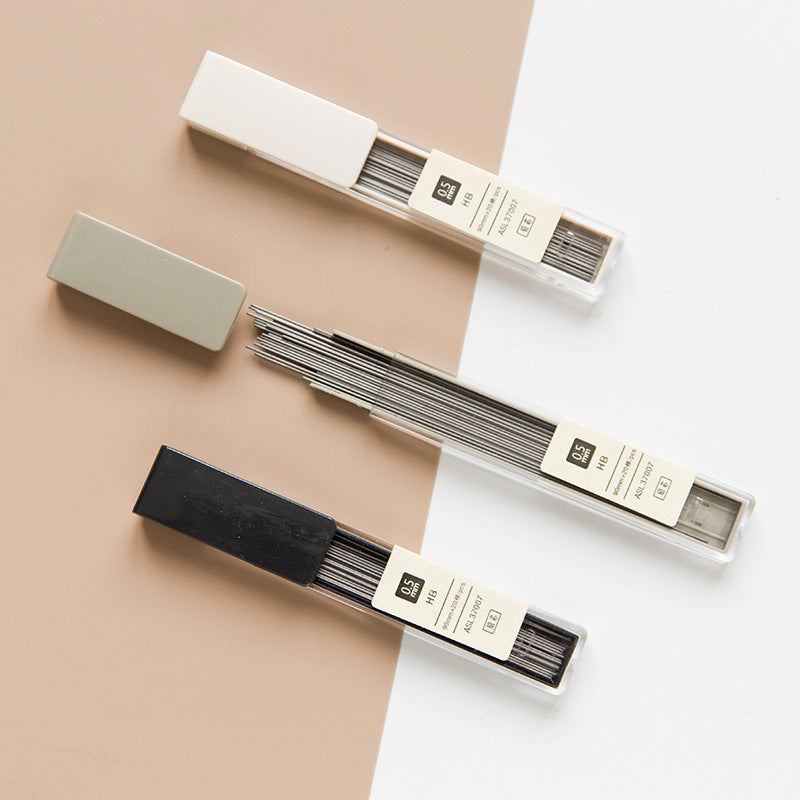 Black Simple Boxed Mechanical Pencil Leads