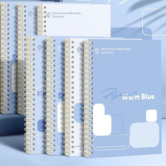 Simple Blue Coil Notebook A5 Coil Notebook
