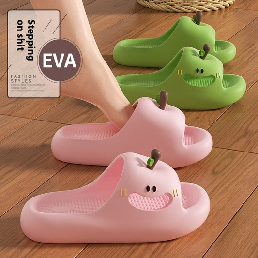 Apple Non-Slip Women's Slipper