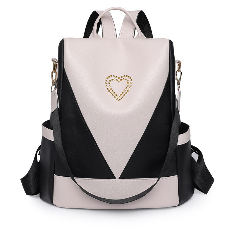 Simple Travel Backpack PU Backpack