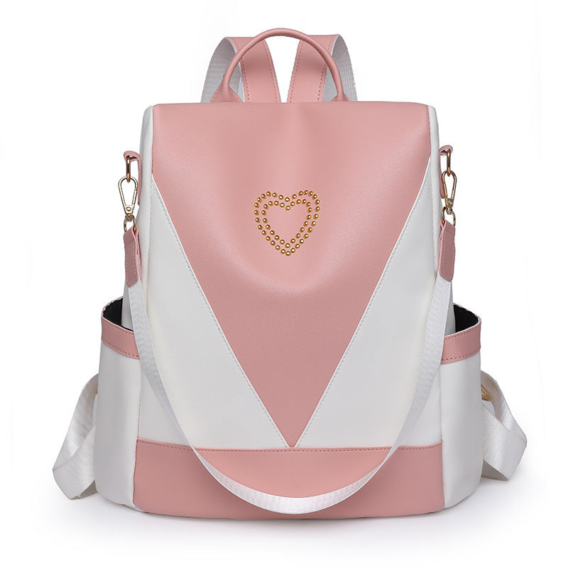 Simple Travel Backpack PU Backpack