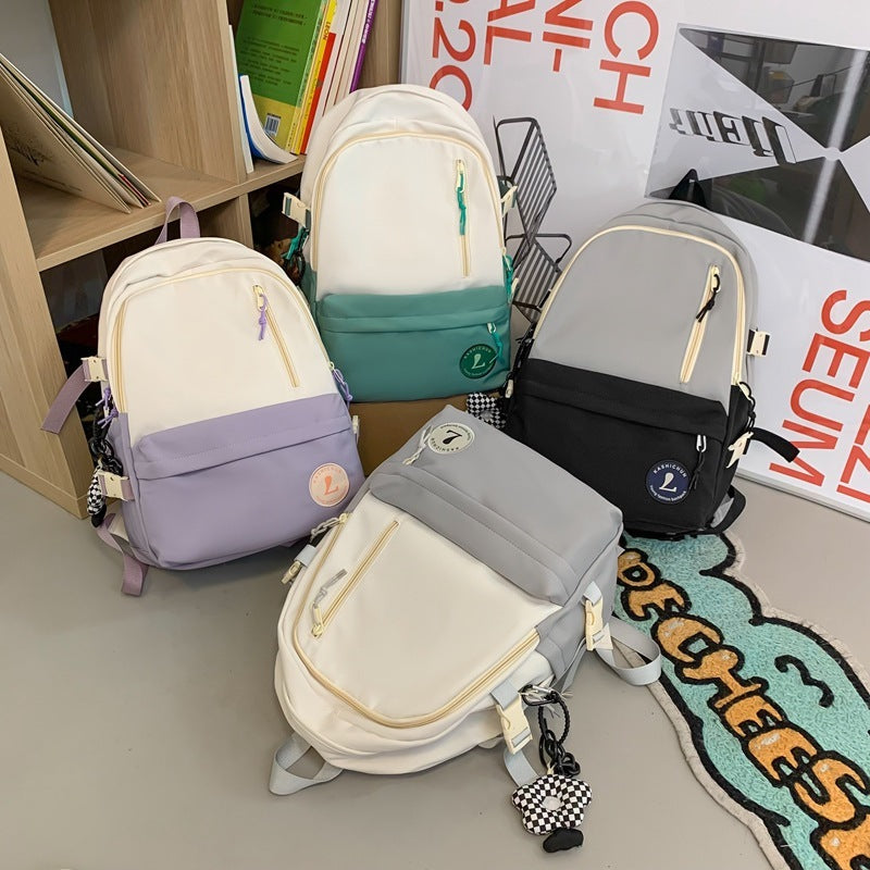 Women's Simple Backpack Large Capacity Backpack