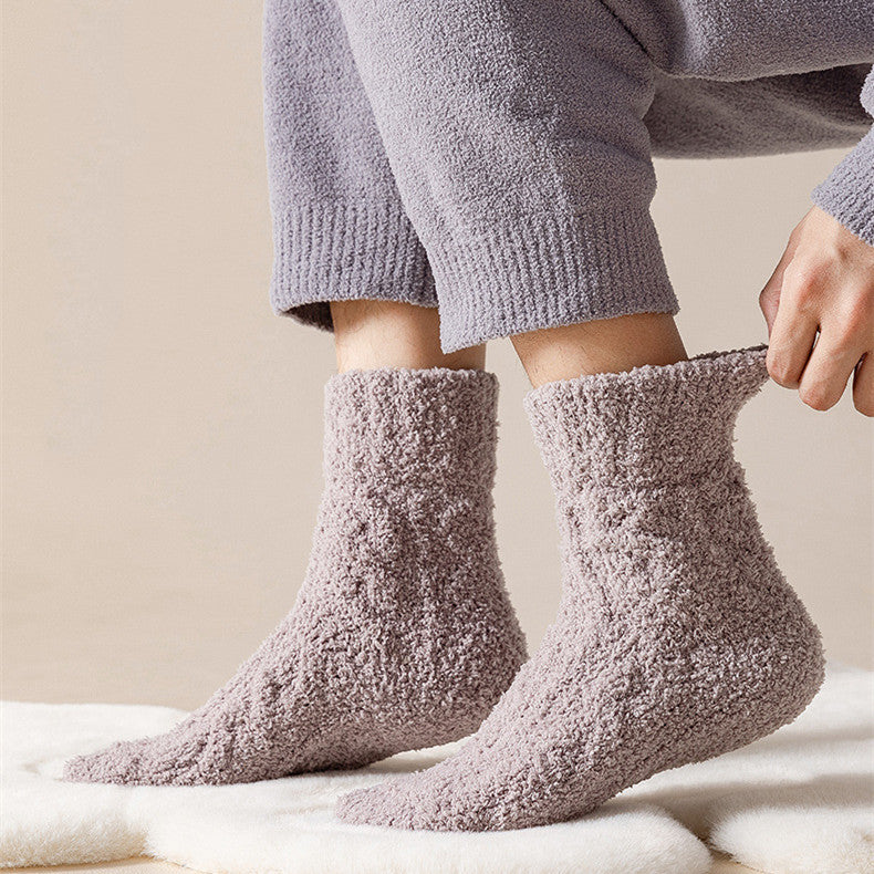 Winter Warm Fuzzy Coral Fleece Socks Women/Men